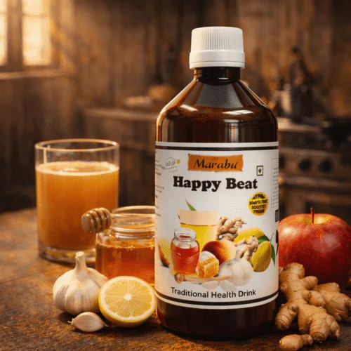 Happy Beat – Lemon with Garlic-Ginger-Honey Juice