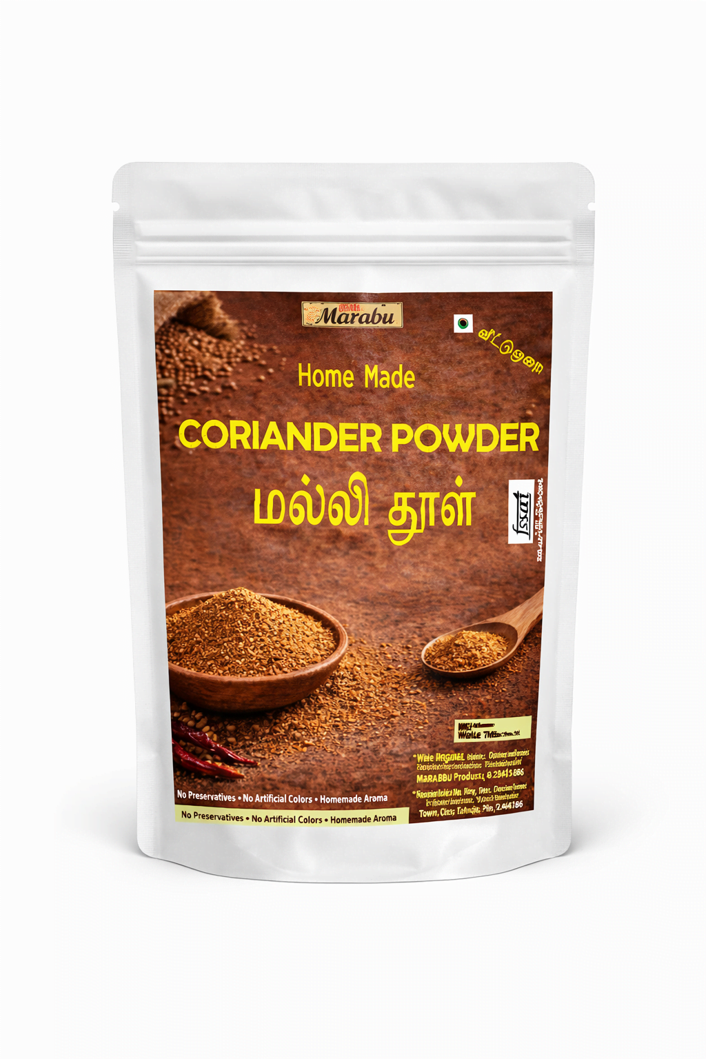 Homemade Pure Coriander Power | Malli Thool