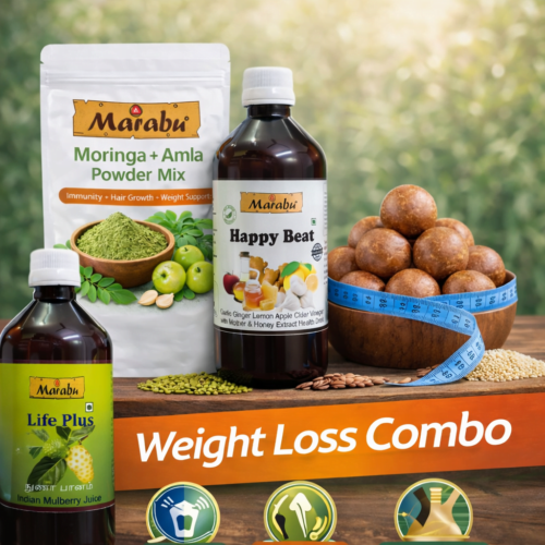 Weight Loss Combo | Happy Beat Life Plus | Biotin Laddu